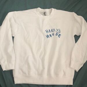 Harry’s House White Crewneck Sweatshirt Medium